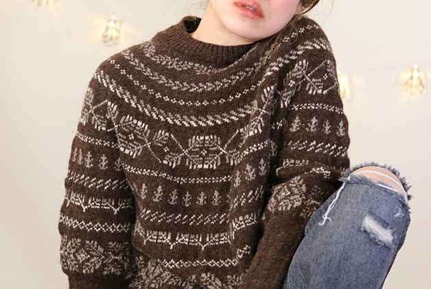 [Junko Okamoto] Жаккардовый пуловер оверсайз _Twig_0.png